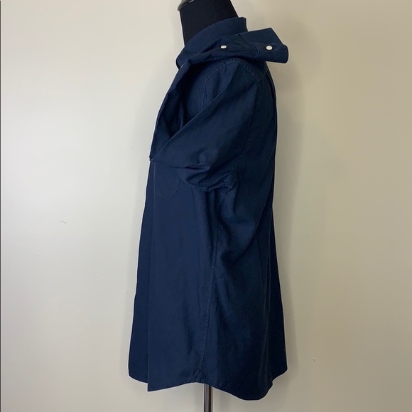 VINCE Dark Blue Button Down Shirt XL - Picture 3 of 5